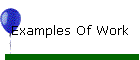 Examples Of Work